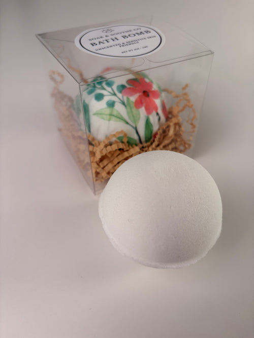 Gift Box Classic Unscented Sensitive Skin Friendly Sensory-Friendly Bath Bomb – Handpressed, 4.1 oz, Toy-Free