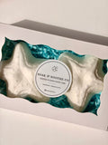 Set of 2 Starfish Unscented Sensitive Skin Friendly Sensory-Friendly Bath Bomb Gift Set – 2 Handpressed, 4.1 oz, Toy Surprises 🦄